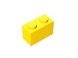 LEGO Uyumlu Yapı Taşı 1x2 Krem