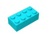 LEGO Uyumlu Yapı Taşı 2x4 Mavi Renk