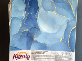 Decohandy 30x30 Cm Pvc Duvar Karosu 4'Lü Paket - Okyanus Mermer
