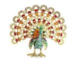 Swarovski Taşlı Tavuskuşu Model 3