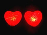 Led Işıklı Kırmızı Kalp Gece Lambası