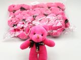 Mini Ayıcık Anahtarlık Pembe Renk 