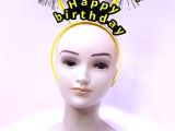 Happy Birthday Neon Sarı Tacı