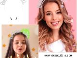 Kristal Taşlı Gümüş Birthday Girl Parti Tacı
