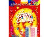 Rengarenk Happy Birthday Doğum Günü Mumları