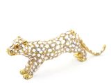 Swarovski Taşlı Tekli Leopar Model 5