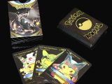 Pokemon Oyun Kartı Metalik Siyah Deste