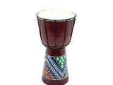 Batikli Ahşap Darbuka 25 Cm