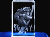 3D Kristal Koala Modeli 