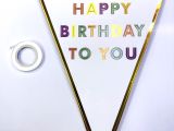 Happy Birthday To You Flama Bayrak Süsü