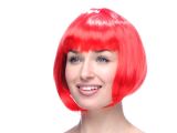 Kırmızı Renk Kıvırcık Afro Palyaço Seti