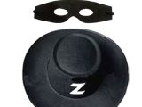 Zorro Şapka Maske Set Yetişkin