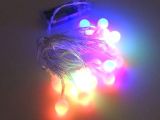 3m 20 Led Beyaz Top RGB ışık Pilli 2 Kademeli