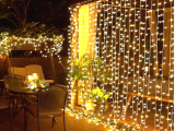 3*2 Perde Led Sarı Işık 