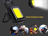  30 Ledli  Mıknatıslı Mini Anahtarlık Flash Kamp Lambası 