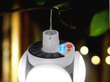 Solar Güneş Enerji Ve Usb Sarjlı 5 Kanatlı Bahçe Aydınlatma Led Askılı Pratik Kamp Lamba