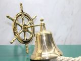Dümenli Pirinç Duvara Asmalı Çan
