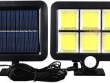 120 Cob Led Solar Panelli 3 Modlu Duvar Lambası
