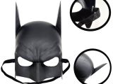 Siyah Çocuk Batman Maskesi Lastikli