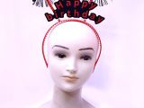Happy Birthday Neon Mavi Doğum Günü Tacı