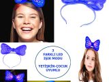 Led Işıklı Yıldızlı Fiyonk Parti Tacı
