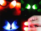 Led Işıklı Renkli Sihirli Parmak Şaka