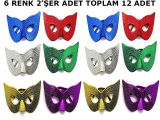 Retro Maskeli Balo Parti Gözlüğü