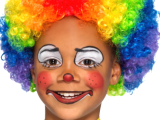 Rengarenk Kıvırcık Afro Peruk Bonus Saç