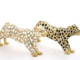 Swarovski Taşlı Tekli Leopar Model 4
