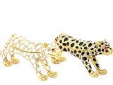 Swarovski Taşlı Tekli Leopar Model 1 