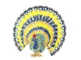Swarovski Taşlı Tavuskuşu Model 7