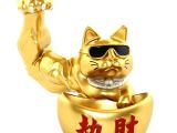 Polyester Şanslı Kedi Figürü Model 1 