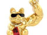 Polyester Şanslı Kedi Figürü Model 2 