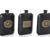 Paslanmaz Çelik Kabartmalı Tekli 6 Oz Matara 