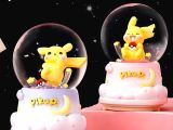 Pokemon Üflemeli Işıklı Müzikli Kar Küresi Orta Boy 