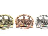 İstanbul Temalı Metal Magnet Yuvarlak Tasarım