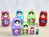 4'lü Ahşap Matruşka 