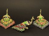 Swarovski Taşlı Tavuskuşu Model 6