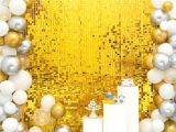 Altın Gold Renk Fon Perde Dekor