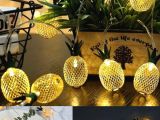 2m 10 Led 2 Kademeli Ananas Led Işık Pilli