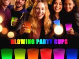 Glow Partisi Bardakları 6 Renk 6 Adet 