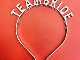 Gümüş Renk Team Bride Taç – Gelin ve Nedime Tacı
