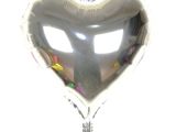 Gümüş Rengi Uçan Folyo Balon 80 Cm.