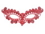 Kırmızı Dantel Masquerade Maskesi 6 No