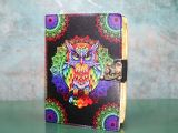 Baykuşlu Deri Defter Model 2 