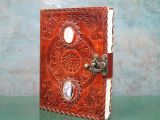 Taşlı Deri Defter Model 9 