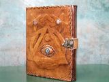 Taşlı Deri Defter Model 4 
