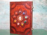 Taşlı Deri Defter Model 14 