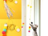 Elastik Yapışkanlı Kedi Oyun Oltası