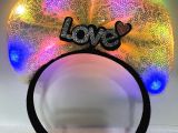Led Işıklı Love Yazılı Fiyonk Taç